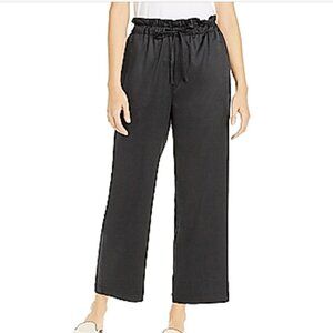Eileen Fisher - Recycled Polyester Satin Wide Leg Pants - Paper Bag Waist - L